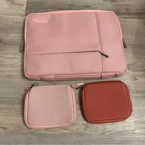 MISISO Laptop Case 13” Pink Tablet Sleeve 13 Inches