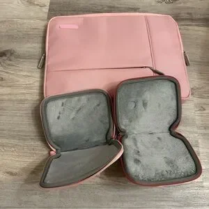 MISISO Laptop Case 13” Pink Tablet Sleeve 13 Inches