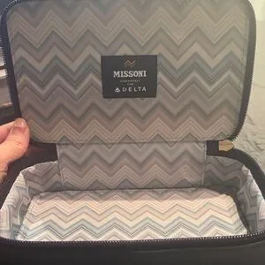 Missoni Blue Travel Zip Case