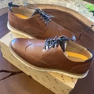 Mix No. 6 Men's Cognac Oxford Shoes/ Size 13M/ NWT