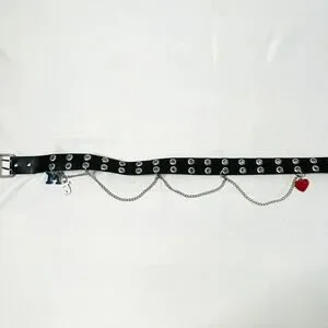 MJ Punk Charm & Chain Belt