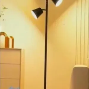 Modern Black Floor Lamp With Remote NIB