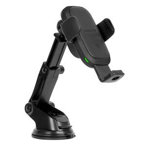 Monster - 15Watt Wireless Charging Car Mount Dash An Black