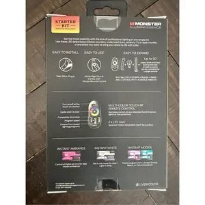 Monster Illuminessence 5V Voltage USB Powered Supply Multi Color Mode LED Light