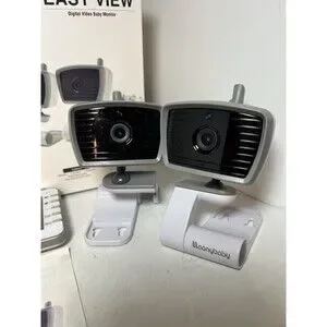 Moonybaby Baby Monitor Easy View Digital Video 2 Camera 55933TX TESTED