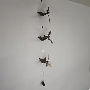 Moose Mountain Trading Co Hummingbird Whirly Bird Hanging Decor