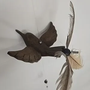 Moose Mountain Trading Co Hummingbird Whirly Bird Hanging Decor
