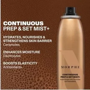 Morphe Mini Continuous Prep & Set Mist+ NWT