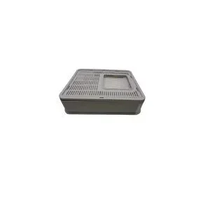 MSP-09 Generic Large Foldable Cat Litter Box With Lid Gray New