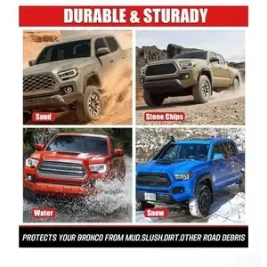 Mud Flaps Compatible Toyota Tacoma 2023-2016 W/ Fender Flares Mud Splash Guards