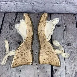 Mudd Slides Wedge Heels Sandals Cork Women Size 6.5M