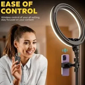 Multicolor LED Ring Light With Stand