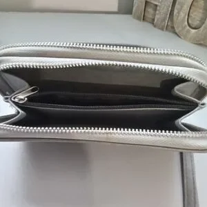 Multicolor Wallet Double Zipper Card Holder