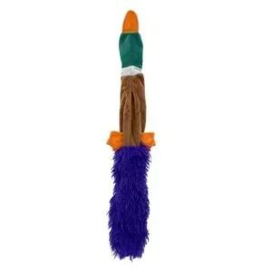 MULTIPET Empty Nester Bird Unstuffed Dog Toy - Purple - 20"