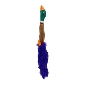 MULTIPET Empty Nester Bird Unstuffed Dog Toy - Purple - 20"