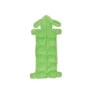 MULTIPET Loofa Squeaker Mat Dog Toy - Green - 12"