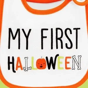 My First Halloween Bib NWT