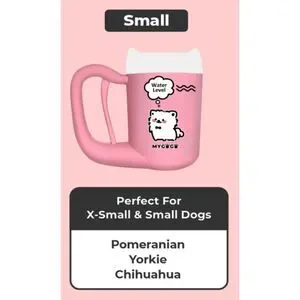 My GoGo Semi-Automatic Paw Cleaner For Small Dog Breeds- Pink