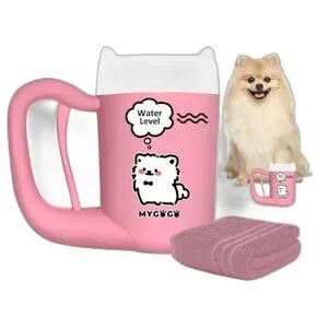 My GoGo Semi-Automatic Paw Cleaner for Small Dog Breeds- Pink