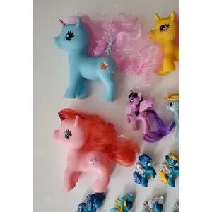 My Little Pony 21 Piece Mixed Toy Lot Variety Sizes Years Miniatures
