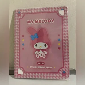 My Melody Memo Book-Style Set Of Sticky Notes And Stationery Pages