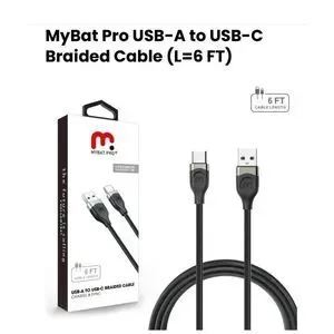 MyBat Pro USB Type-C Data Cable 6 FT - White Charging cable NWT iPhone 16