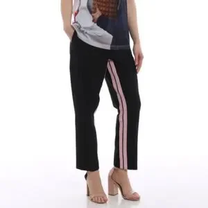 N°21 Cargo style trousers with pink bands Size Small