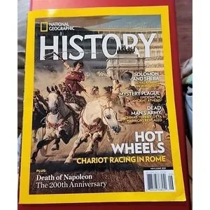 NATIONAL GEOGRAPHIC HISTORY MAY/JUNE 2021 MAGAZINE NEW CHARIOT RACING IN ROME
