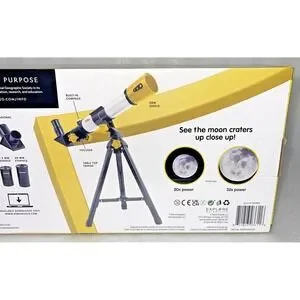 National Geographic Kids 40 Mm Student Telescope Tabletop Set 20X & 32X NEW