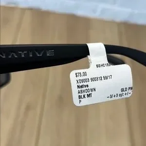 Native Performance Glasses Black And Blue Sporty Design