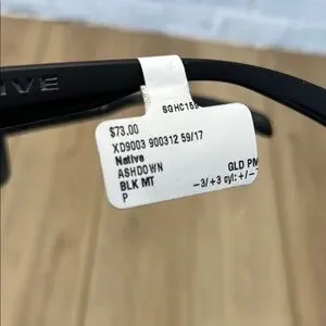 Native Performance Glasses Black And Blue Sporty Design