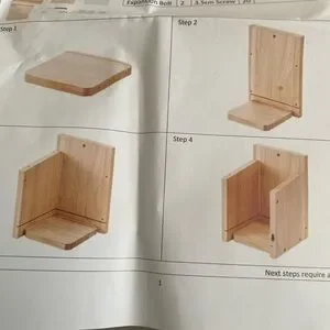 Natural Wood Bird House