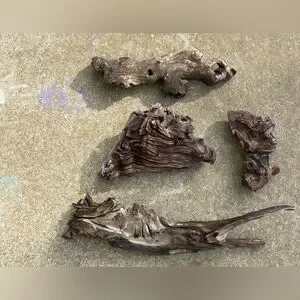 Natural Wood Decorum(4 Pieces)-Crafting Outdoors Live Pets Aquarium/Terrarium