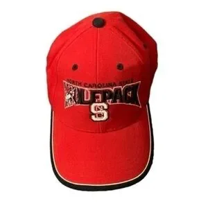 NC State University Wolfpack Cap Red & Black Official Licensed Adjustable