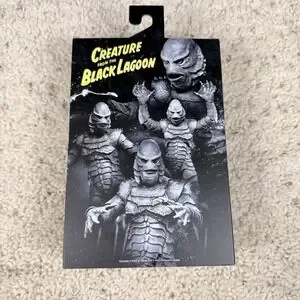 NECA Ultimate Creature From The Black Lagoon 7" Action Figure BLACK & WHITE