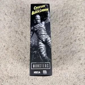 NECA Ultimate Creature From The Black Lagoon 7" Action Figure BLACK & WHITE