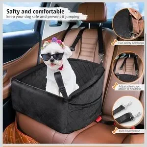 Neezukar Dog/pet Quilted Washable Car Seat NEW
