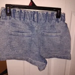Neiman Marcus Light Blue Jean Shorts