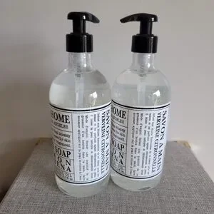 New 2 Bottles Garrison Home Verbena Hand Soap Sanitizer Cleanser 21.5 FL. OZ