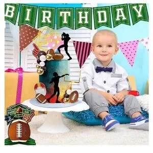New 21 PCS Football Cake Topper Football Players