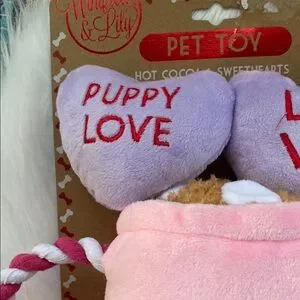 New 3 Pack Pink And Purple Pet Toy Set