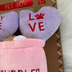 New 3 Pack Pink And Purple Pet Toy Set