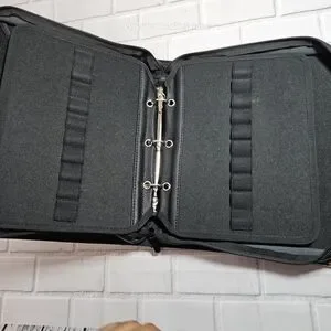 NEW 70 Slot Marker Organizer 3 Hole Binder/ Arts And Craft/ Brush Holder/ Makeup