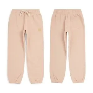 NEW Acne Studios Kids Face Patch Drawstring Sweatpants in Powder Pink Sz. 8-10
