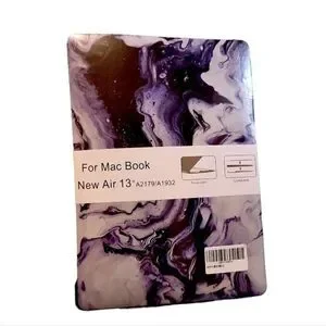 New Air 13” Case for MacBook Compatible A2179 & A1932 Purple Marble