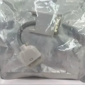 New Apple DVI To VGA Display Adapter Cable M8754G/A Genuine New In Package White