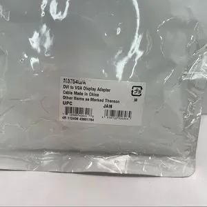 New Apple DVI To VGA Display Adapter Cable M8754G/A Genuine New In Package White