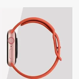 NEW-Apple Watch Band Silicone For Size 38/40/41/42 Mm Variety Of Colors Avail