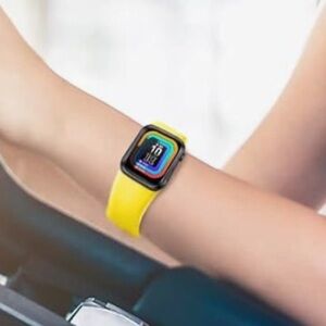 NEW-Apple Watch Band Silicone For Size 38/40/41/42 Mm Variety Of Colors Avail
