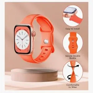 NEW-Apple Watch Band silicone for size 38/40/41/42 mm Variety of colors avail